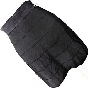 BEBE! SEXY ULTRA STRETCH & COMPRESS BODYCON BANDED SKIRT, BLACK! SZ L